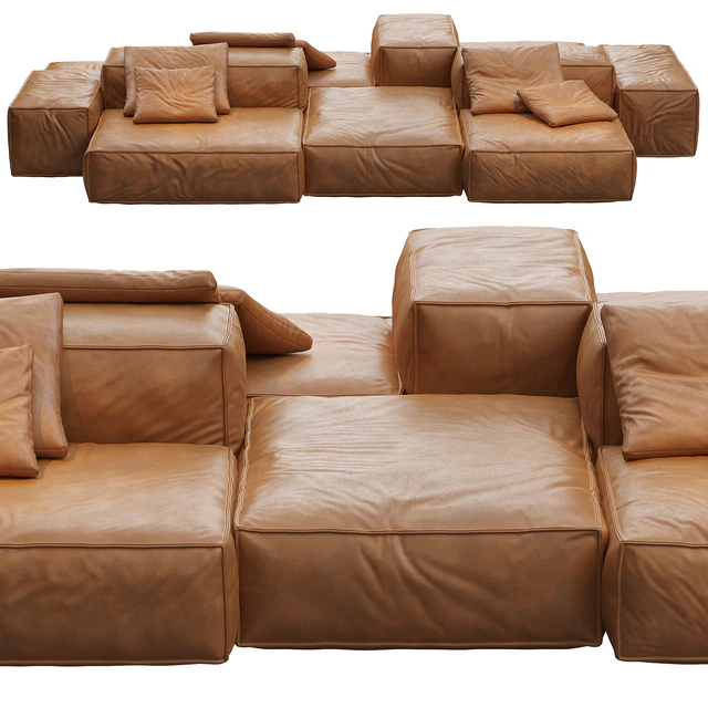 Modular Sofa Extrasoft from the Living Divani brand — Descargar