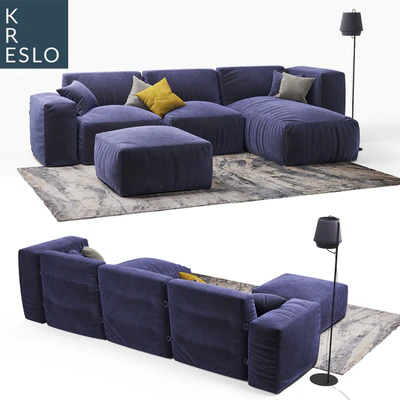 Modular frameless sofa — Ver 1