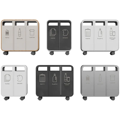 532 exterior and architecture 24 litter bins Recycling Cloud by TreCe — Ver 2