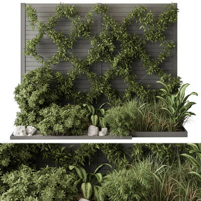 Outdoor Plant Set 429- Ivy on Wall — Ver 1