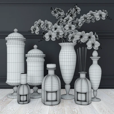 Decorative set for bathroom — Ver 2