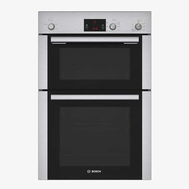 Bosch built-in double hot air oven HBM13B251B brushed steel HBM13B251B Serie 6 — Descargar