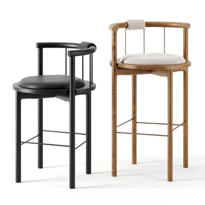 Lloyd Bar Stool by Crump and Kwash — Скачать