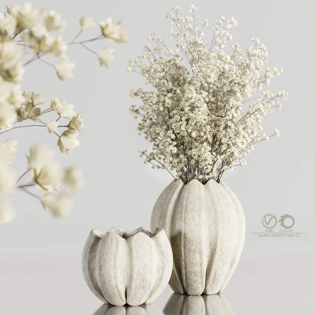 plants bouquet vase 23 — Скачать