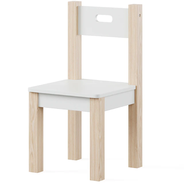 Wooden children's table and chair Belfy by Sklum — Descargar