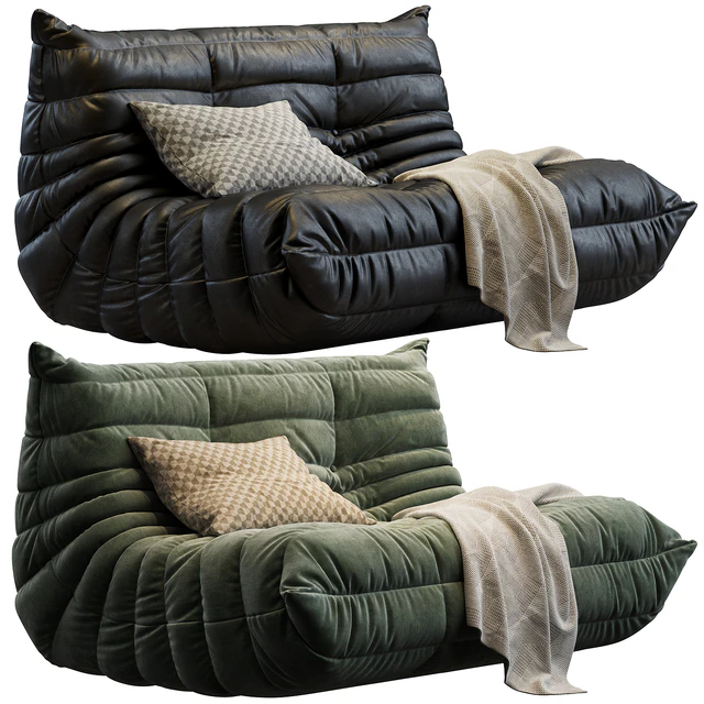 Модульный диван Togo Loveseat от Ligne Roset — Скачать