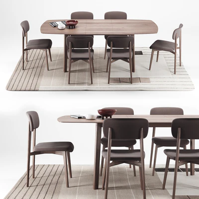 Calligaris Cream Table + Stockholm Chair — Ver 1