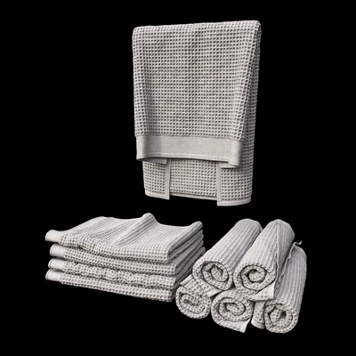towels waffle set — Ver 1