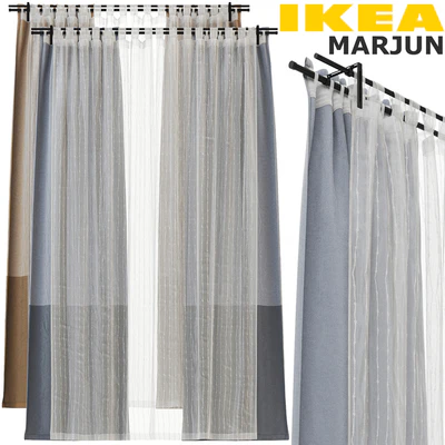 IKEA MARJUN (МАРЬЮН) CURTAIN SET — Вид 3