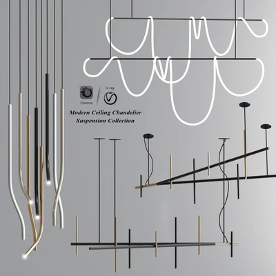 Modern Ceiling Chandelier Suspension Collection — Вид 1