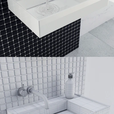 Bathroom Set + Squirt water — Ver 2
