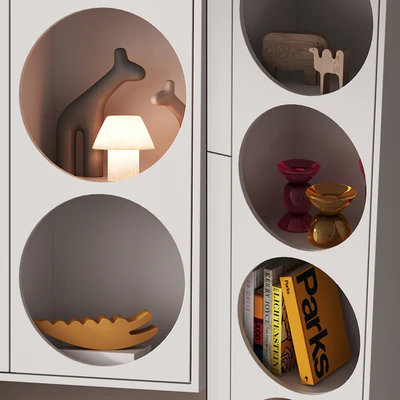 199 furniture for children 01 rack with round holes 01 — Ver 4