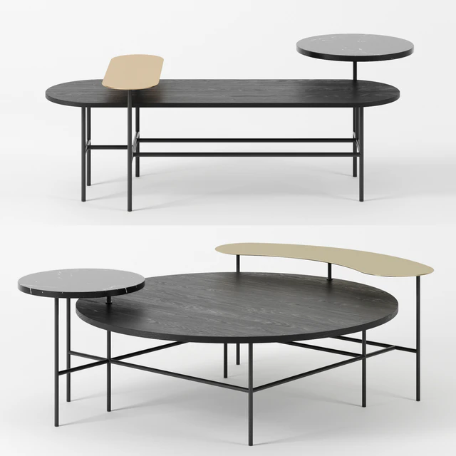 Palette tables by & Tradition set 2 — Descargar