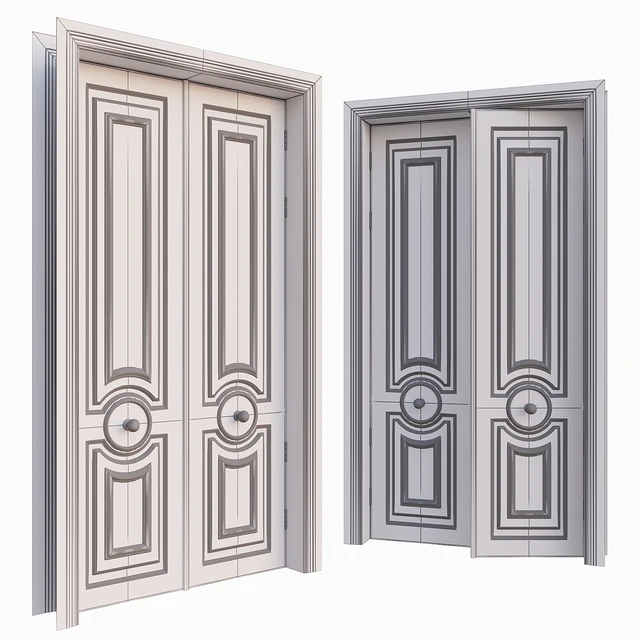 AVE Classic Gray Door With Rounded Ornament — Descargar
