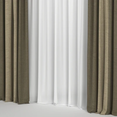 Curtains with tulle — Ver 2