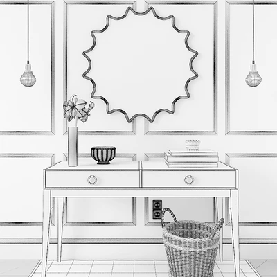 Decor set with basket — Ver 2