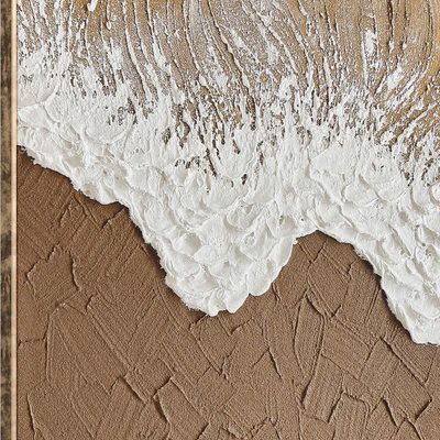 Large Panoramic Relief Plaster Wall Art C-837 — Ver 2