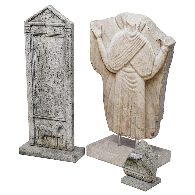 Roman tombstones and marble relief — Descargar
