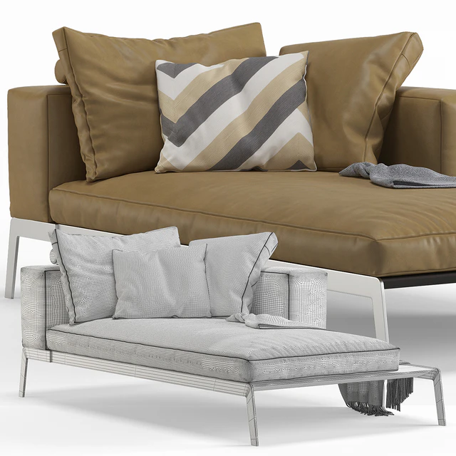 Lifesteel Daybed by Flexform — Descargar