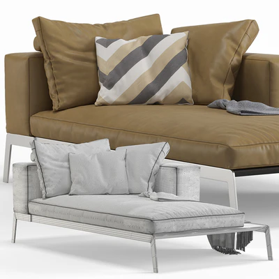Lifesteel Daybed by Flexform — Ver 2