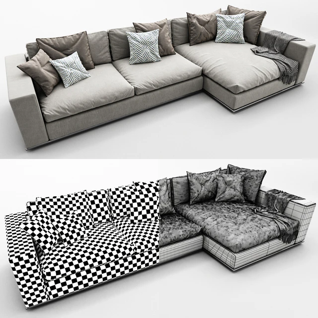 Minotti Hamilton Arrangement 02 — Скачать