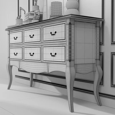Chest / console Leontina. Whatnot — Ver 2