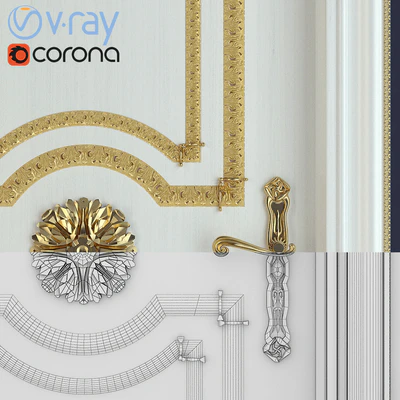 The door FLAVIA FL04DP Avorio — Ver 3