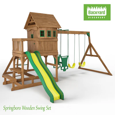 Springboro Wooden Swing Set — Ver 1