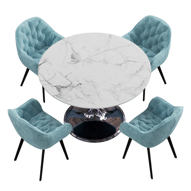 La forma & CB2 Hackney dining set — Descargar