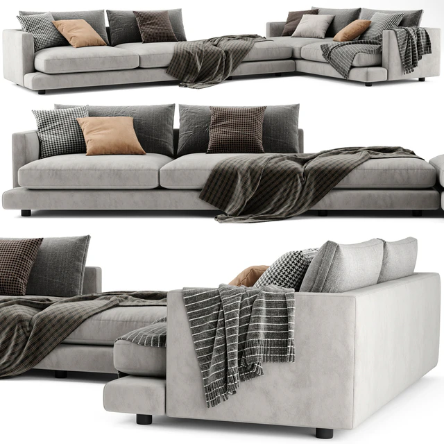 Flexform Long Island Sofa Set 01 — Descargar