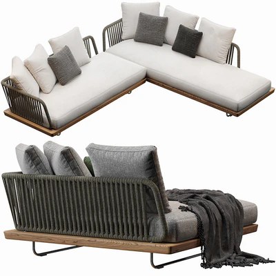 Sunray sofa Minotti outdoor — Вид 2