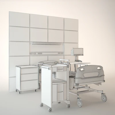 Больничная палата - Hospital room — Вид 2