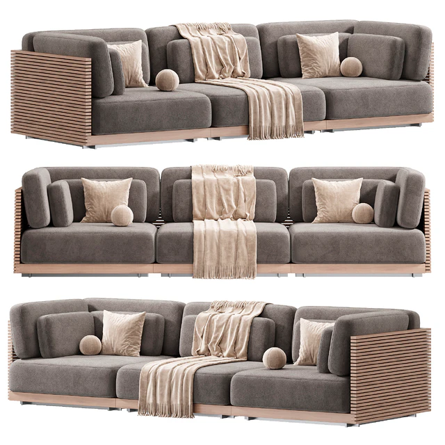 Caicos Sofa 3 — Скачать