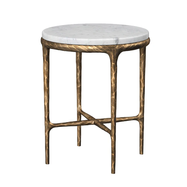 HADDEUS MARBLE ROUND SIDE TABLE — Скачать