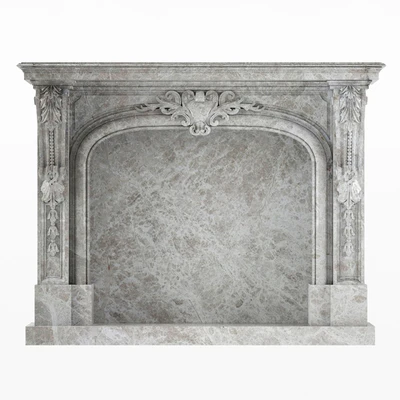 classical fireplace — Ver 2