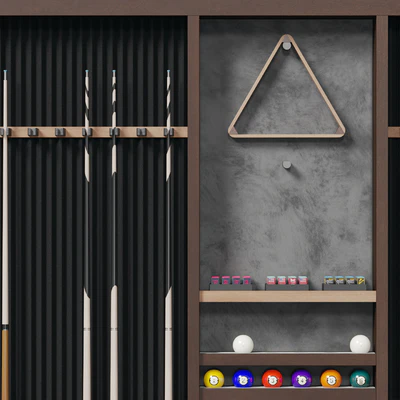 Billiard Wall Rack — Ver 2
