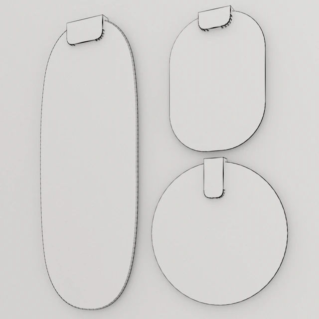 Clip Wall-Mounted by Sculptures Jeux Зеркало — Скачать