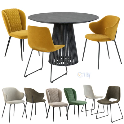 La Forma.  IRUNE TABLE. Suanne, Ziggy. Chair М-44 Vetro Mebel — Ver 1