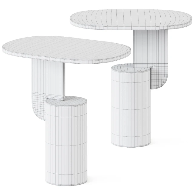Insert Side Table Wood by Ferm Living / Журнальный столик — Скачать