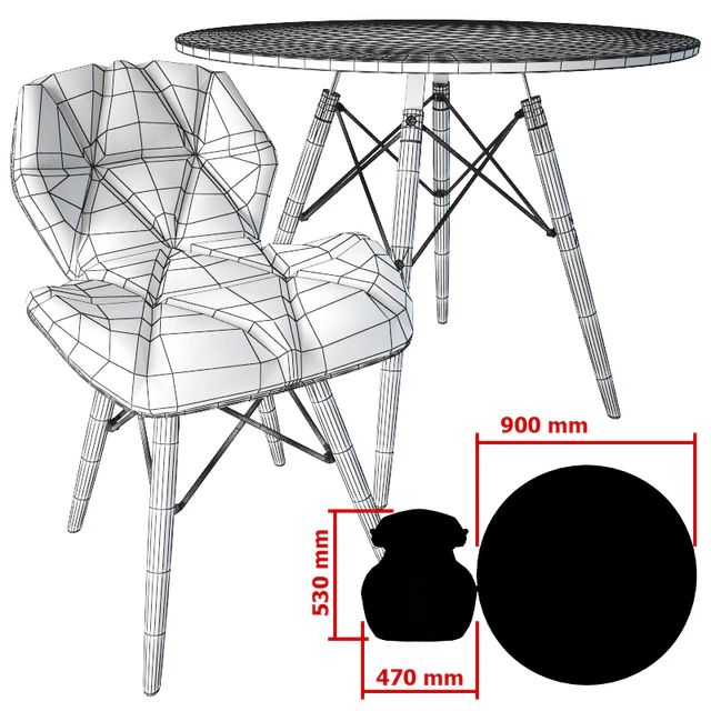 Chair PC-027 и Tulip 150 — Скачать