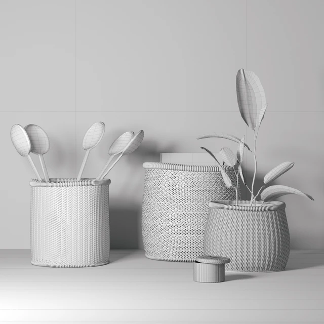 Decorative set with baskets 2 — Descargar