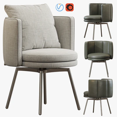 TORII DINING ARMCHAIR MINOTTI — Ver 1