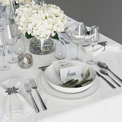 Luxury Table Setting — Ver 2