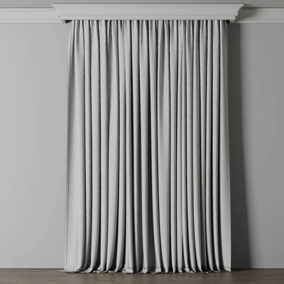 Low width curtains 04 set green — Ver 3