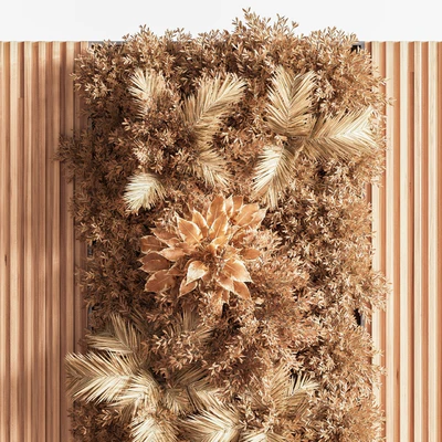 Wooden Planks and Vertical Garden 05 — Вид 4
