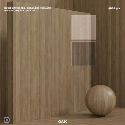 Wood / oak material (seamless) - set 87 — Ver 1