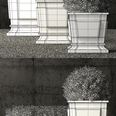 Restoration Hardware estate zinc paneled planters — Вид 2