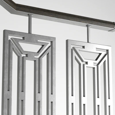 Art Deco marble stairs — Ver 2