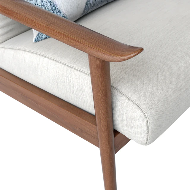 Mid-Century Show Wood Chair — Скачать