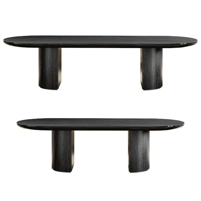 GUBI Moon Dining Table - Rectangular — Descargar